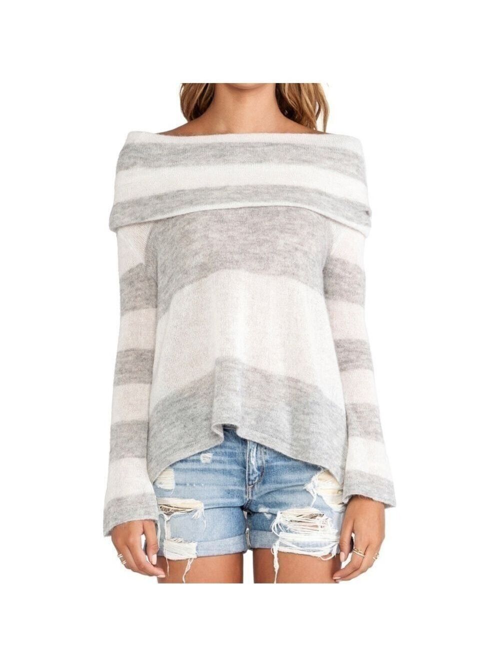 Free People Lulu Rugby Stripe Sweater - Picture 2 of 8